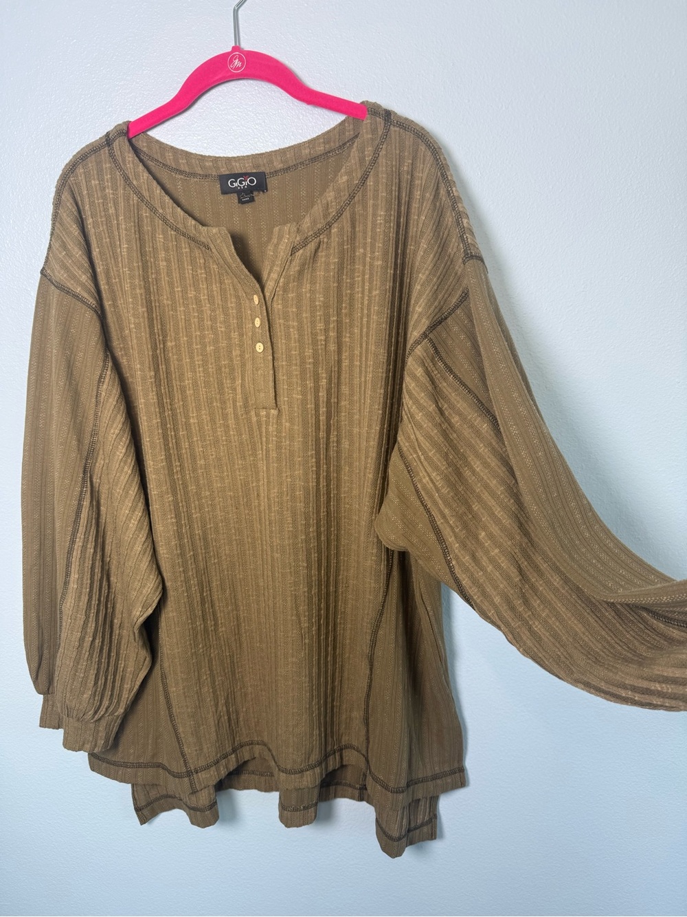 GiGiO Oversized Brown Large Tunic Too